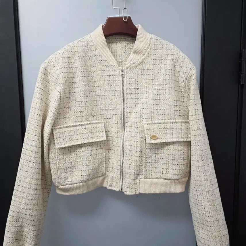 [BUNJANG] Likevamp Tweed Short Blouson / 라이크뱀 트위드 숏 블루종