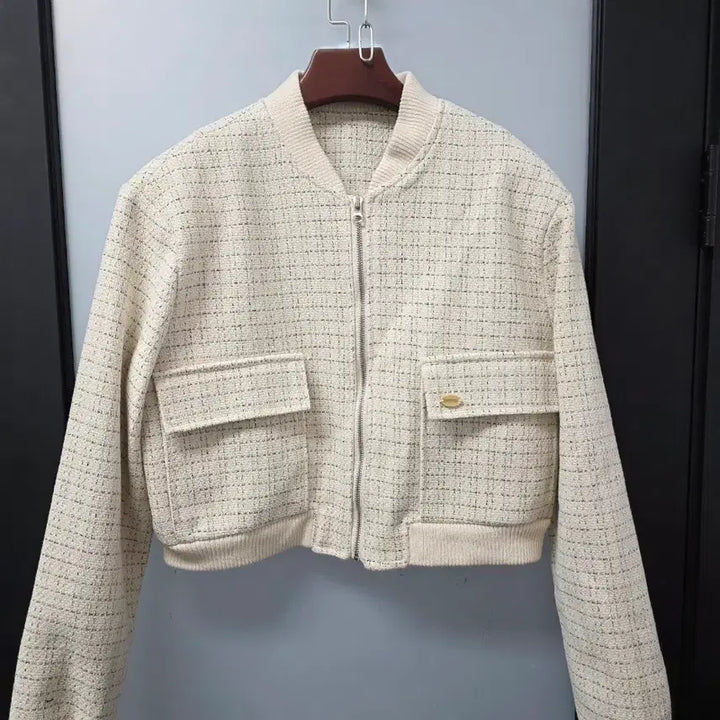 [BUNJANG] Likevamp Tweed Short Blouson / 라이크뱀 트위드 숏 블루종