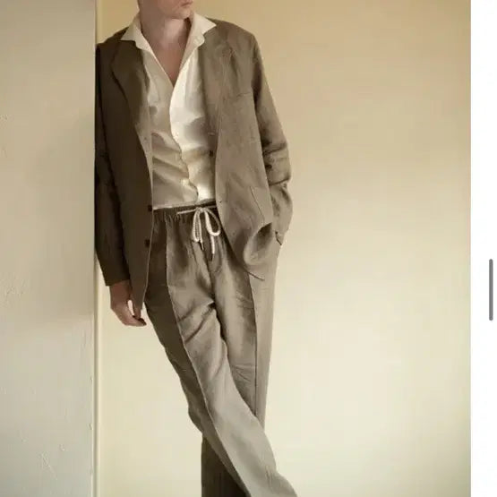 [BUNJANG] Pinomare Linen Tebah Jacket M / 피노마레 린넨 테바 자켓 M