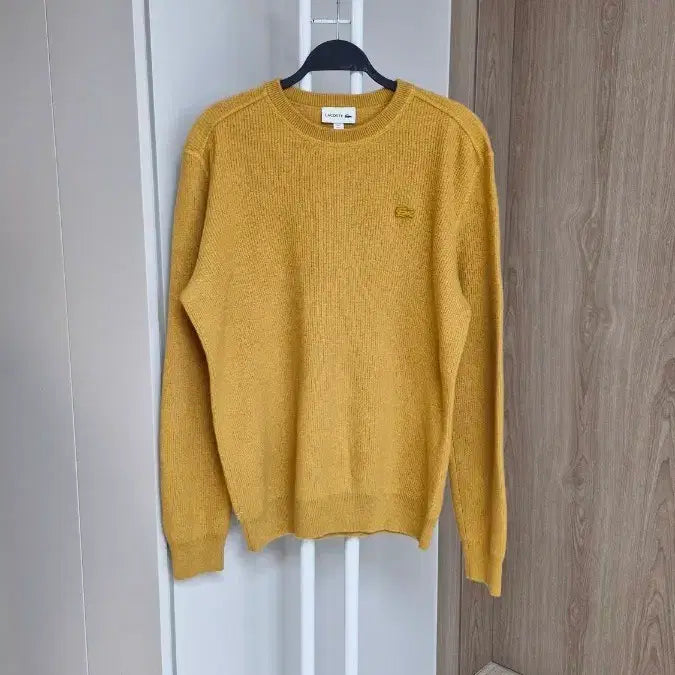 [BUNJANG] Lacoste Cashmere Blend Knit (Mustard) / 라코스테(남성105)캐시미어혼용  니트  머스타드