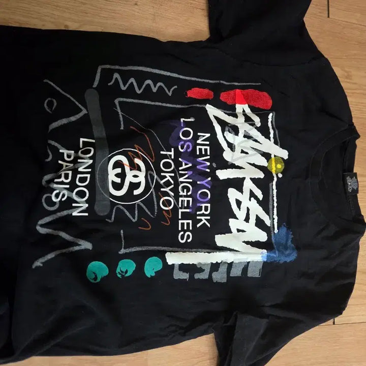 [BUNJANG] Stussy World Tour Short Sleeve T-shirt / 스투시 월드투어 반팔