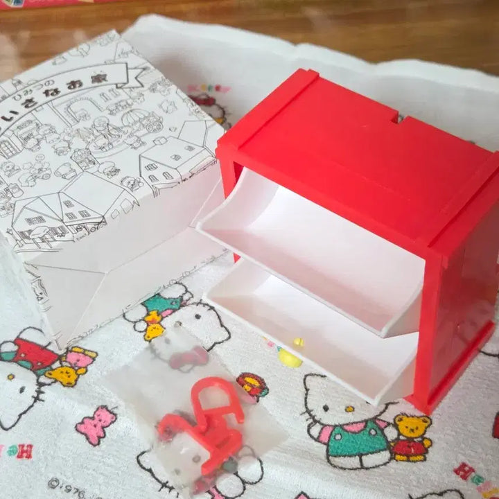 [BUNJANG] Kitty Mini Drawer Storage Box / 고전키티 미니서랍 보관함 판매(가격고정)
