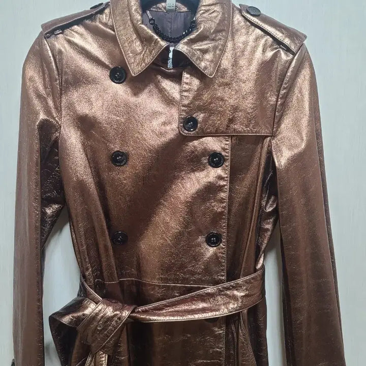 [BUNJANG] Burberry Leather Trench Coat / 정품:버버리양가죽트렌치코트기본스타일  인기제품디자인