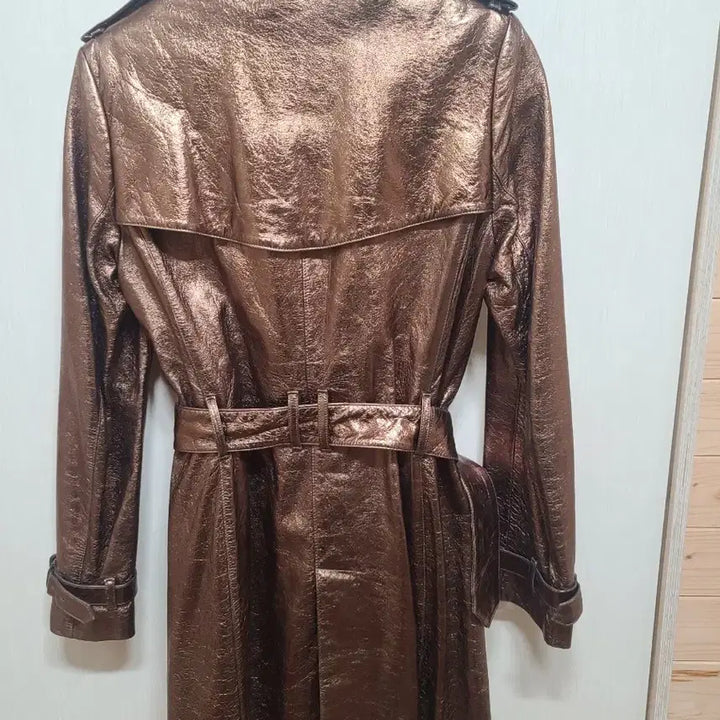 [BUNJANG] Burberry Leather Trench Coat / 정품:버버리양가죽트렌치코트기본스타일  인기제품디자인
