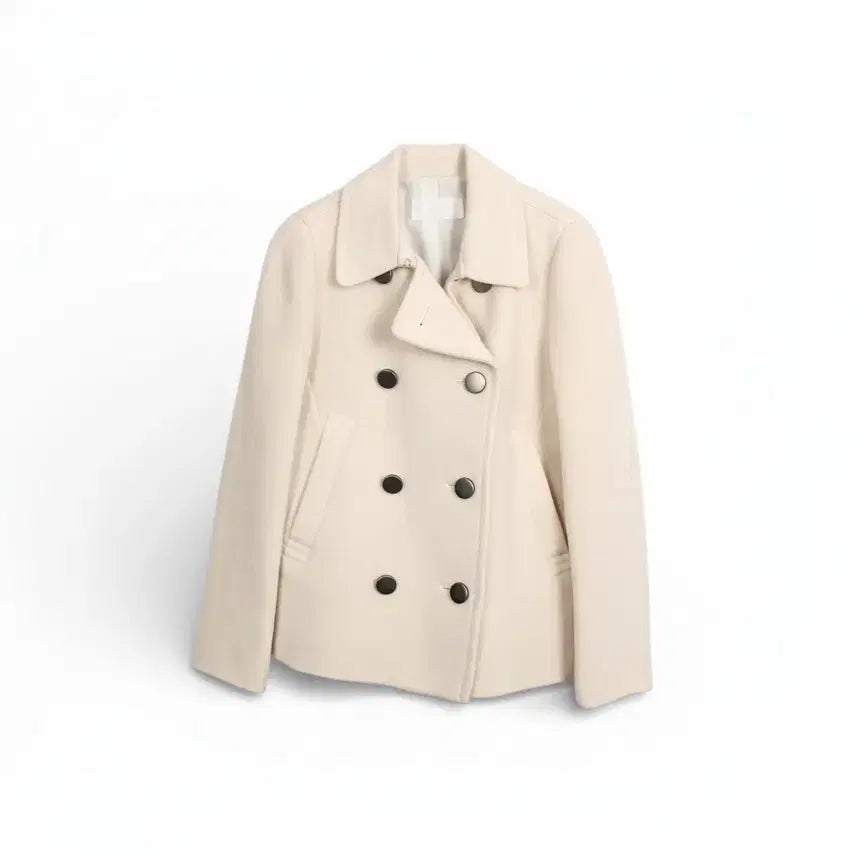 [BUNJANG] System Ivory Double Wool Jacket / 여성66/ 시스템 아이보리 더블 모직자켓