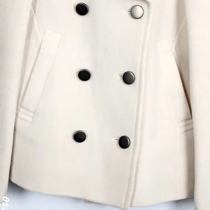 [BUNJANG] System Ivory Double Wool Jacket / 여성66/ 시스템 아이보리 더블 모직자켓