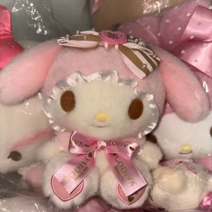 [BUNJANG] Godiva My Melody Plush Doll / 유일 매물) 2018 고디바 마이멜로디 누이 고전마이멜로디 인형