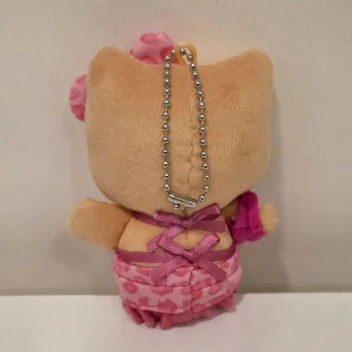 [BUNJANG] Hello Kitty Floral Bikini Doll Keychain / 헬로키티 꽃무늬 비키니 인형 키링