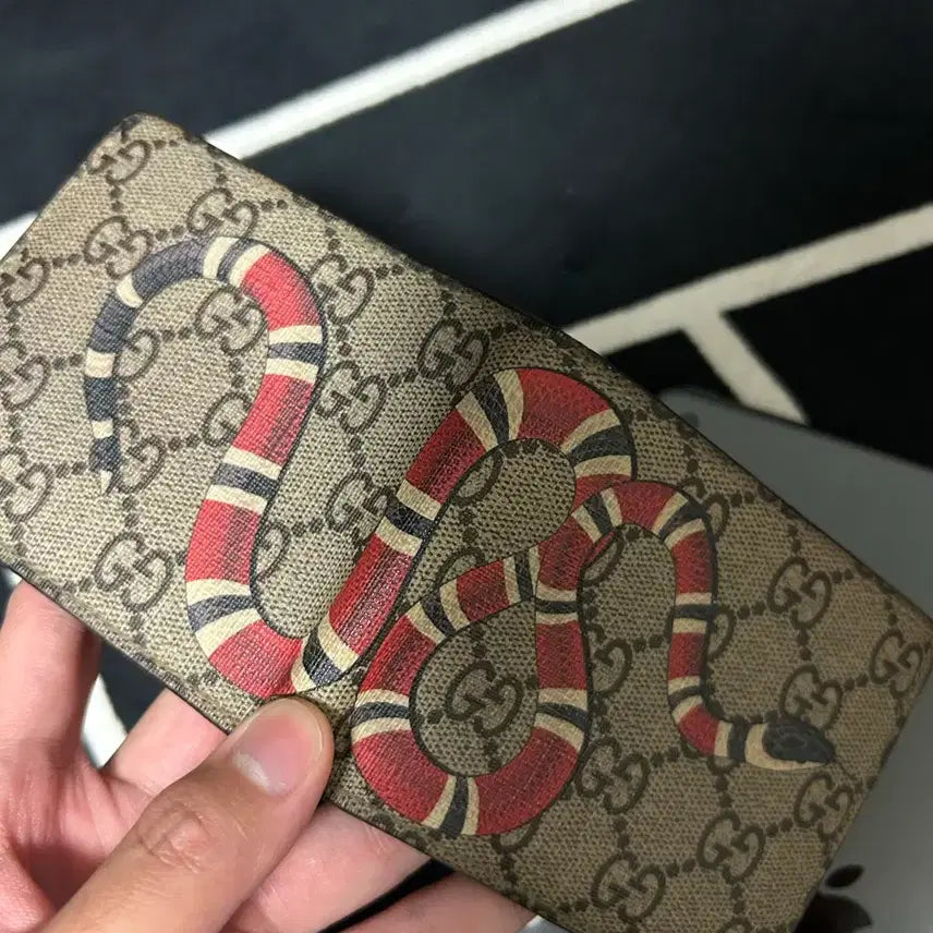 [BUNJANG] Gucci King Snake Wallet / [정품/새상품급] 구찌 킹 스네이크 반지갑