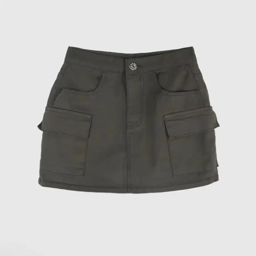 [BUNJANG] Guz Cargo Skirt Pants Khaki S Size / 구즈 카고 스커트 팬츠 카키 S사이즈