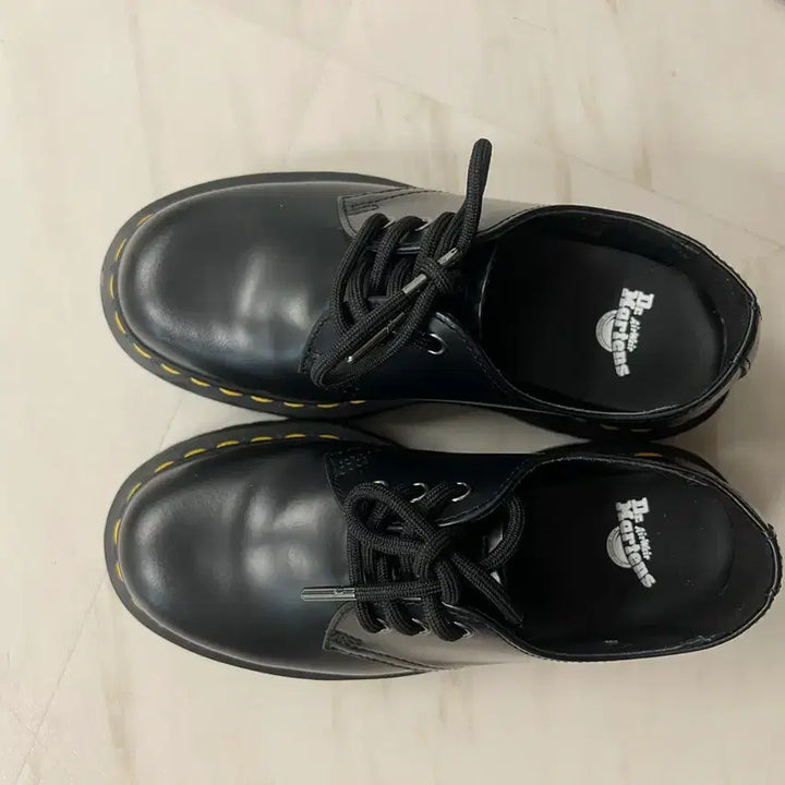 [BUNJANG] Dr. Martens 1461 Quad Black Leather Shoes / 닥터마틴 1461 쿼드 블랙 uk3(220)