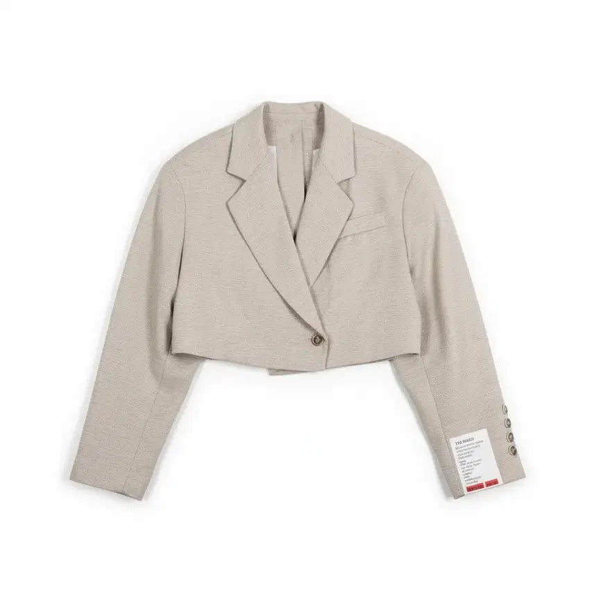 [BUNJANG] JS New York One-Button Crop Jacket / 여성F/ JS뉴욕 원버튼 크롭자켓