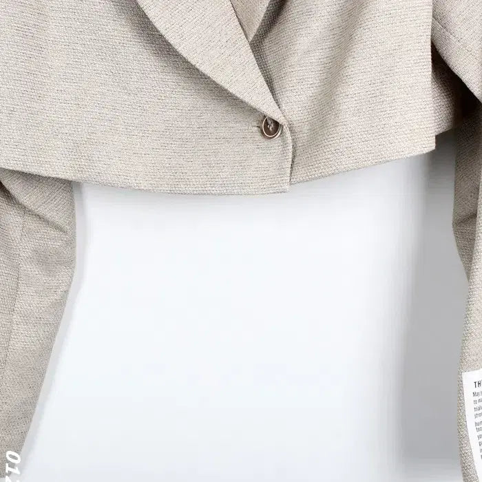 [BUNJANG] JS New York One-Button Crop Jacket / 여성F/ JS뉴욕 원버튼 크롭자켓