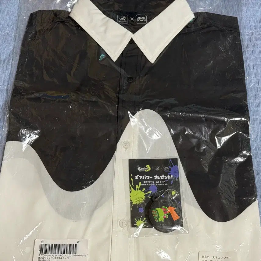 [BUNJANG] Splatoon Black Ink Shirt JoJoTown Collaboration / 스플래툰 블랙잉크셔츠 조조타운 콜라보