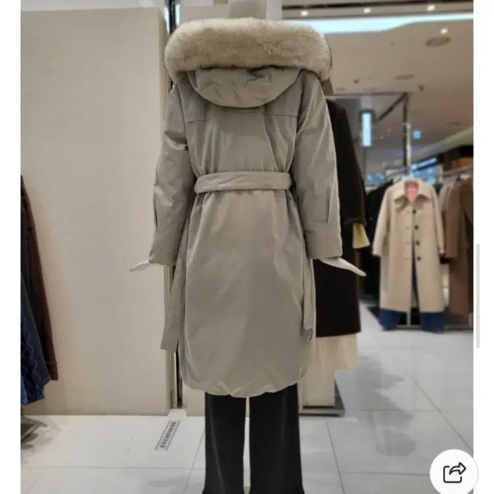 [BUNJANG] CC Collect Fox Fur Hooded Long Goose Down Jacket / 씨씨콜렉트 폭스퍼 후드 롱 구스다운 55 (새상품)