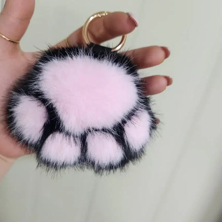 [BUNJANG] Cat Paw Keyring / 고양이 발바닥 키링 / 털 키링
