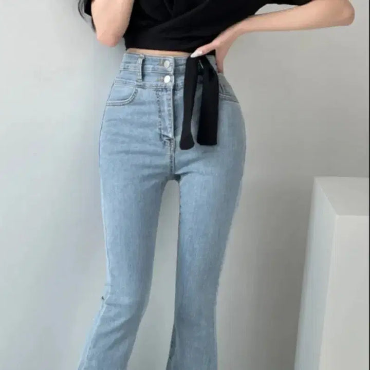 [BUNJANG] Crop Short Blouse / 크롭 숏 블라우스