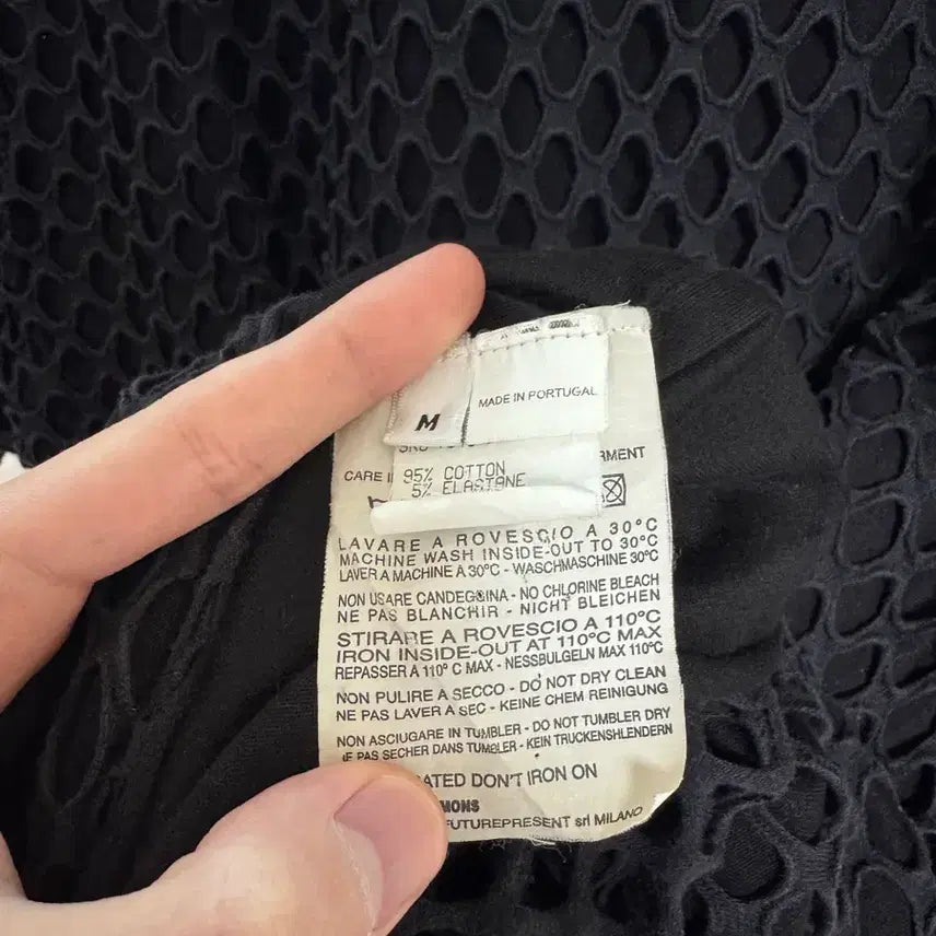 [BUNJANG] Raf Simons Laser Cutting Archive T-shirt / 라프시몬스 레이저 컷팅 아카이브 티셔츠