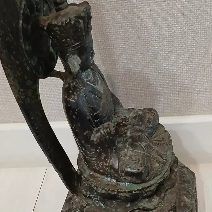 [BUNJANG] Bronze Seated Buddha Bodhisattva Statue / 불교미슬품 청동좌불보살상