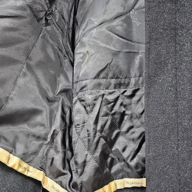 [BUNJANG] YSL Wool Coat / YSL 이브생로랑 울 코트 차콜