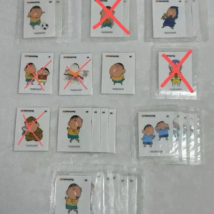 [BUNJANG] Samyang Maenggu Jjanggu Ttibuseal Exchange / 삼양 맹구짱구 띠부씰 교환 판매