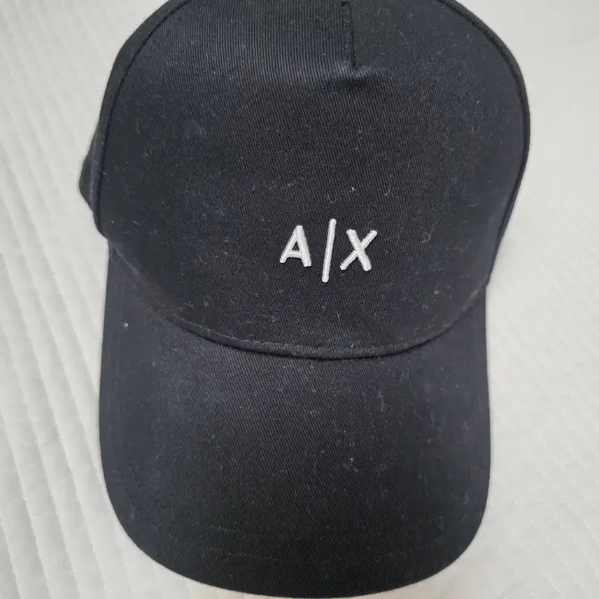 [BUNJANG] Armani Exchange Black Baseball Cap / 알마니 익스체인지 A/X 블랙 볼캡