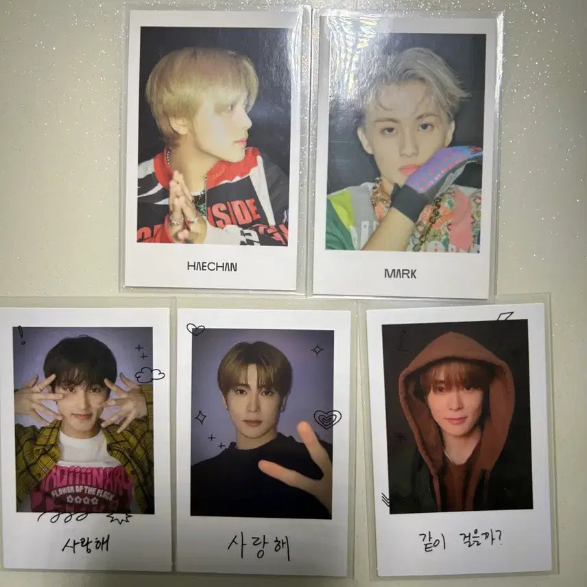 엔시티 드림 127 해찬 마크 재현 폴라로이드 포카 일괄