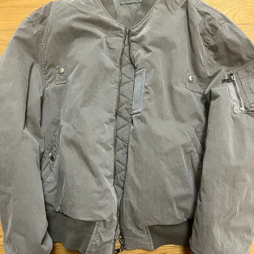 [BUNJANG] Artifcts Garment-Dyed MA-1 Jacket / [L] 아트이프액츠 Garment-Dyed MA-1_mud brown머드