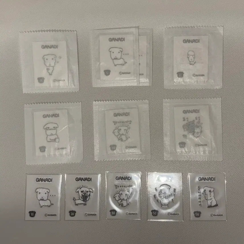 [BUNJANG] Ganadi Ttibuseel Stickers / 가나디 띠부씰 교환 판매