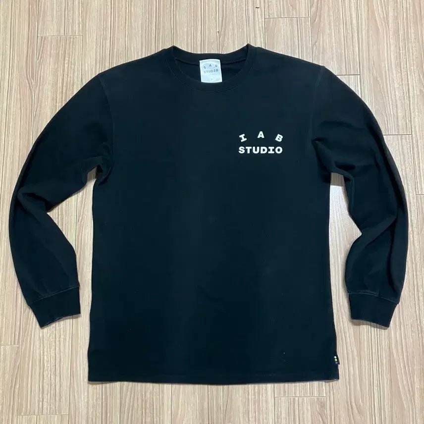 [BUNJANG] IAB Studio Long Sleeve Black M / 아이앱 롱슬리브 블랙 m 무료배송