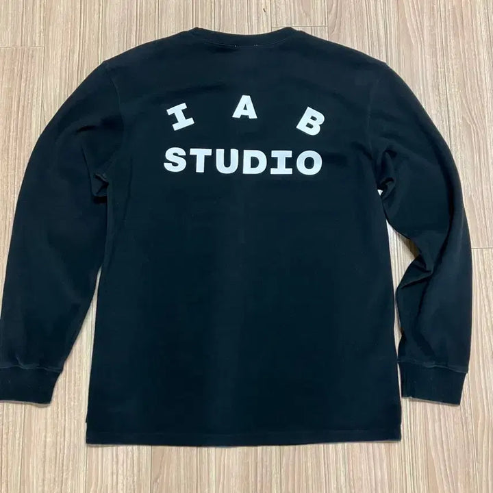 [BUNJANG] IAB Studio Long Sleeve Black M / 아이앱 롱슬리브 블랙 m 무료배송