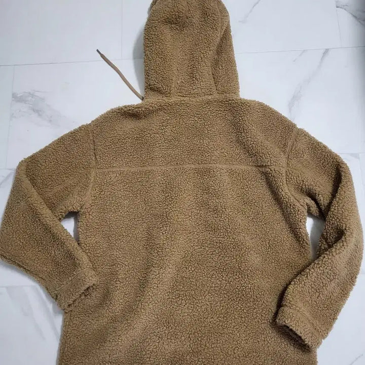 [BUNJANG] Spao Fleece Hooded Anorak Jacket (Men's M) / 스파오 뽀글이 후드 아노락 점퍼 남성 M