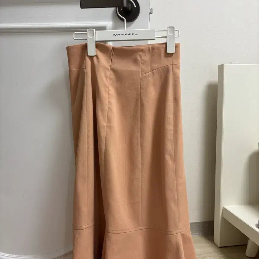 [BUNJANG] AVV Two-Piece Set Peach Beige 55 / 아보아보 투피스 셋업 피치베이지 55