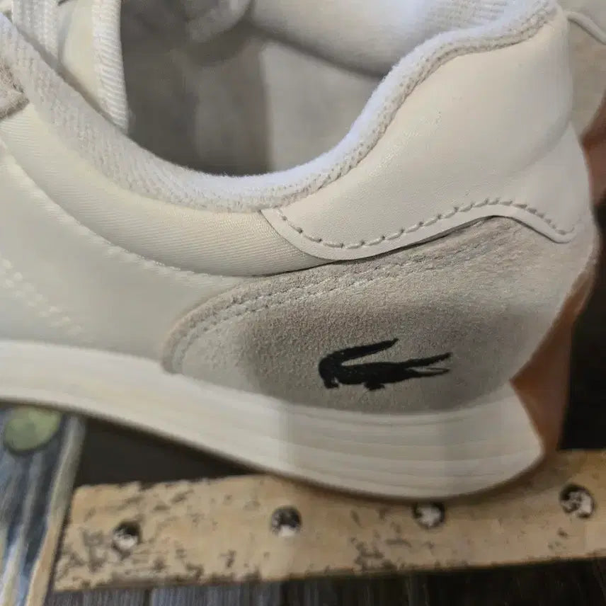[BUNJANG] Lacoste White Sneakers / 라코스테 화이트 스니커즈 운동화