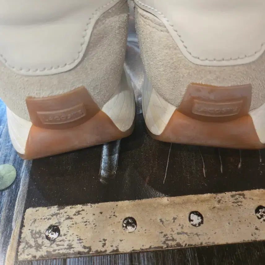 [BUNJANG] Lacoste White Sneakers / 라코스테 화이트 스니커즈 운동화