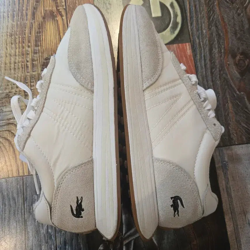 [BUNJANG] Lacoste White Sneakers / 라코스테 화이트 스니커즈 운동화