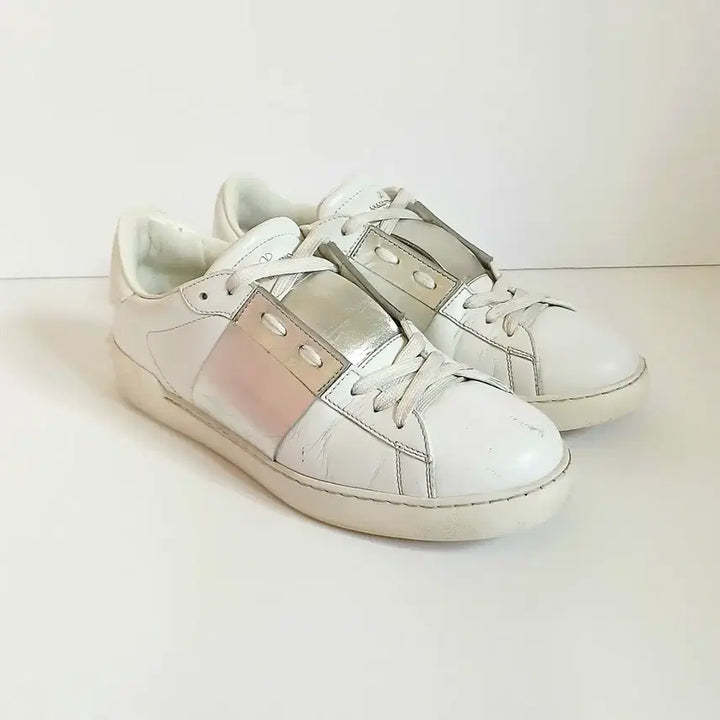 [BUNJANG] Valentino White Stud Sneakers / 발렌티노 화이트 스터드 스니커즈:43:275