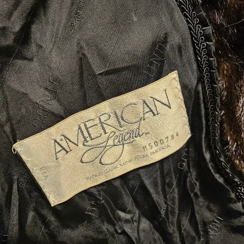 [BUNJANG] Jindo Mink American Long Coat / 진도 밍크 아메리칸 롱