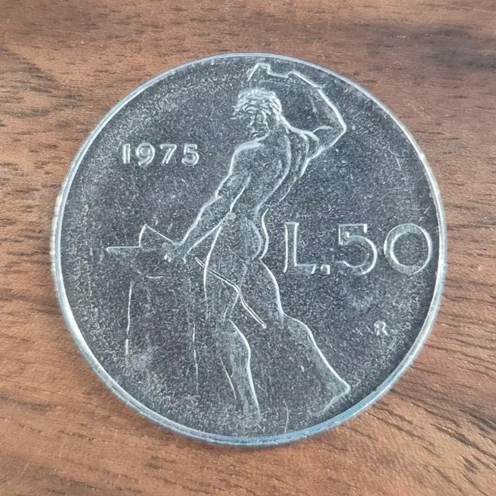 [BUNJANG] Italian 50 Lire Coin (1975) / [EP. 504] 1975년 이탈리아 50 리라 동전