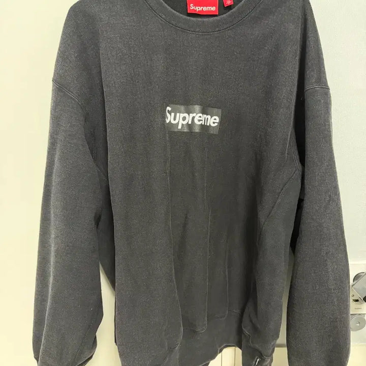 [BUNJANG] Supreme Washed Box Logo Sweatshirt XL / 슈프림 박스로고 워시드 스웻셔츠Xl