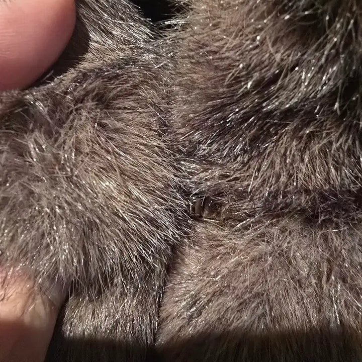 [BUNJANG] Forest Paper Fur Hood Vest / 포레스트 퍼 후드베스트