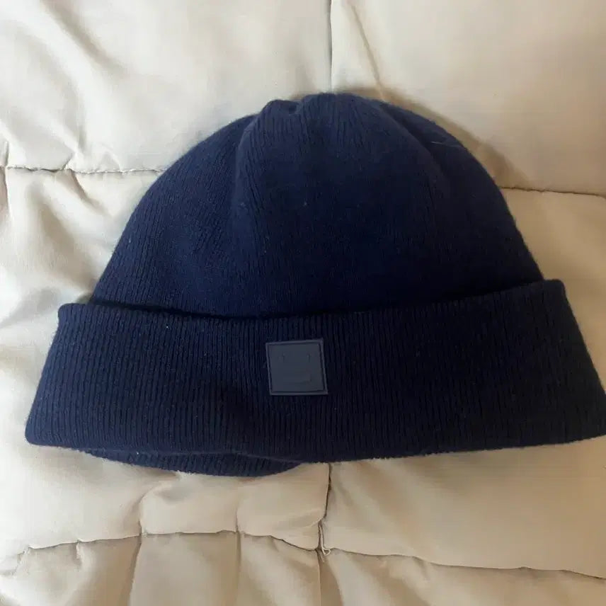 [BUNJANG] Acne Studios Navy Short Beanie / 아크네 숏비니 네이비