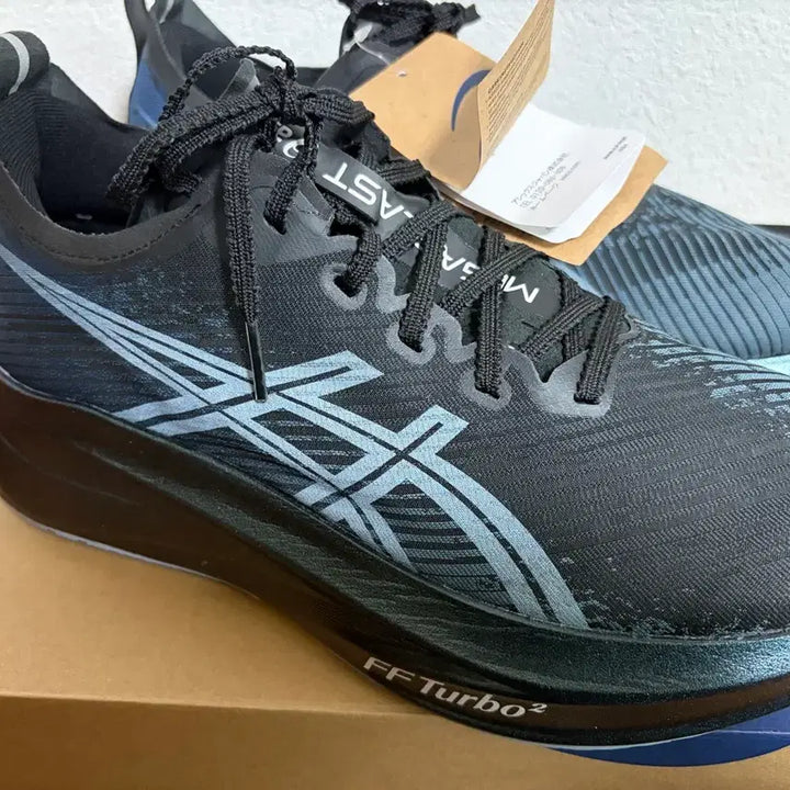 [BUNJANG] Asics Black 270 Sneakers / 아식스 메가블라스트 블랙 270 새상품