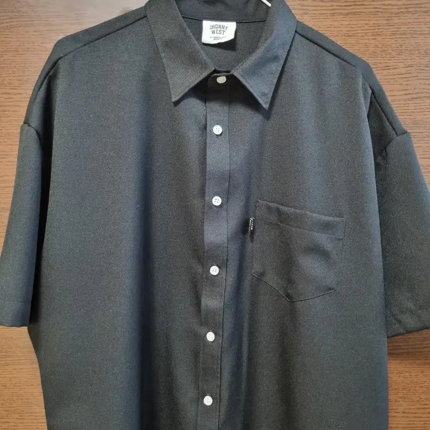 [BUNJANG] Johnny West Classic Summer Shirt (Black) / 쟈니웨스트 클래식썸머셔츠(블랙)