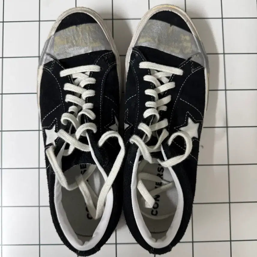 [SOLD OUT] 컨버스 One Star Ox Suede Black Grey Tape