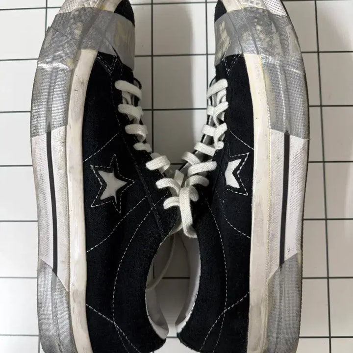 [BUNJANG] Converse One Star Ox Suede Sneakers / 컨버스 One Star Ox Suede Black Grey Tape