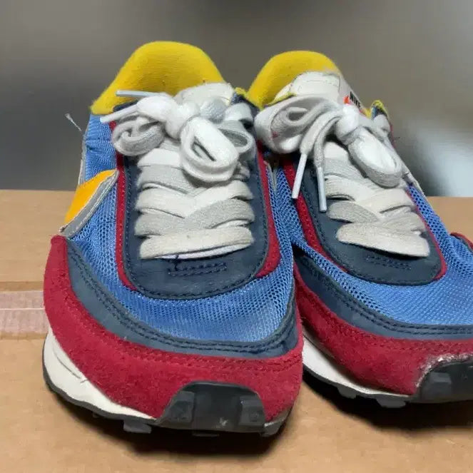[BUNJANG] Nike Sacai LDWaffle Blue/Red/Yellow / 나이키 사카이 LD와플 블루/레드/옐로우