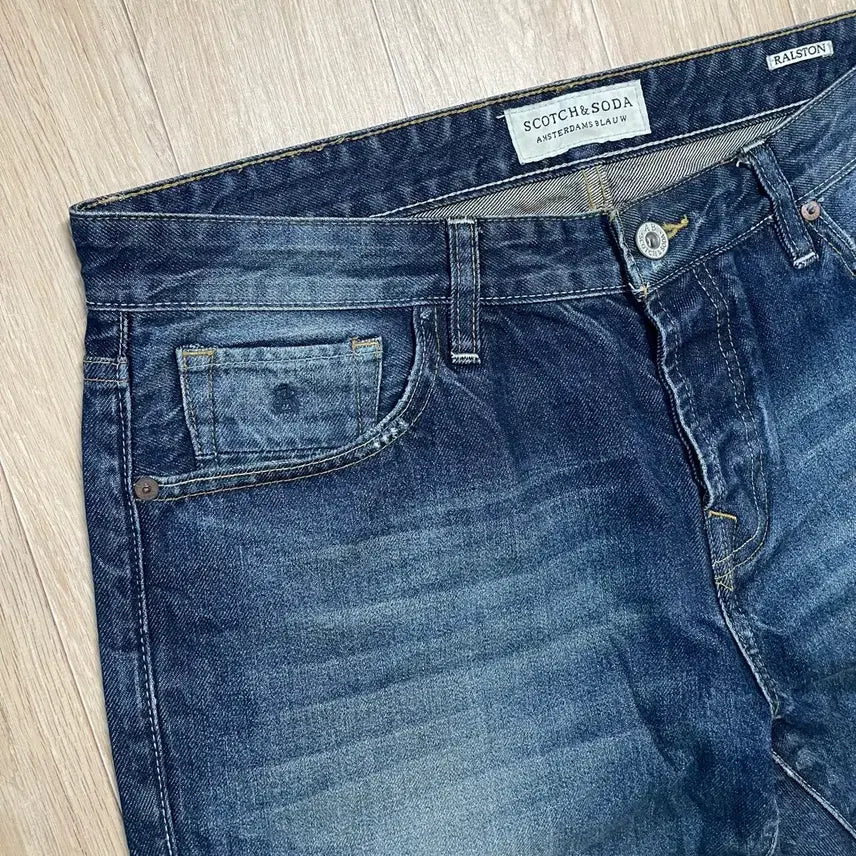 [BUNJANG] Scotch &amp; Soda Washed Denim Jeans / 스카치앤소다 워싱 중청 데님