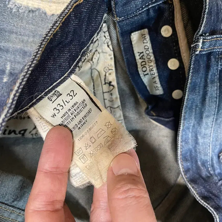 [BUNJANG] Scotch &amp; Soda Washed Denim Jeans / 스카치앤소다 워싱 중청 데님