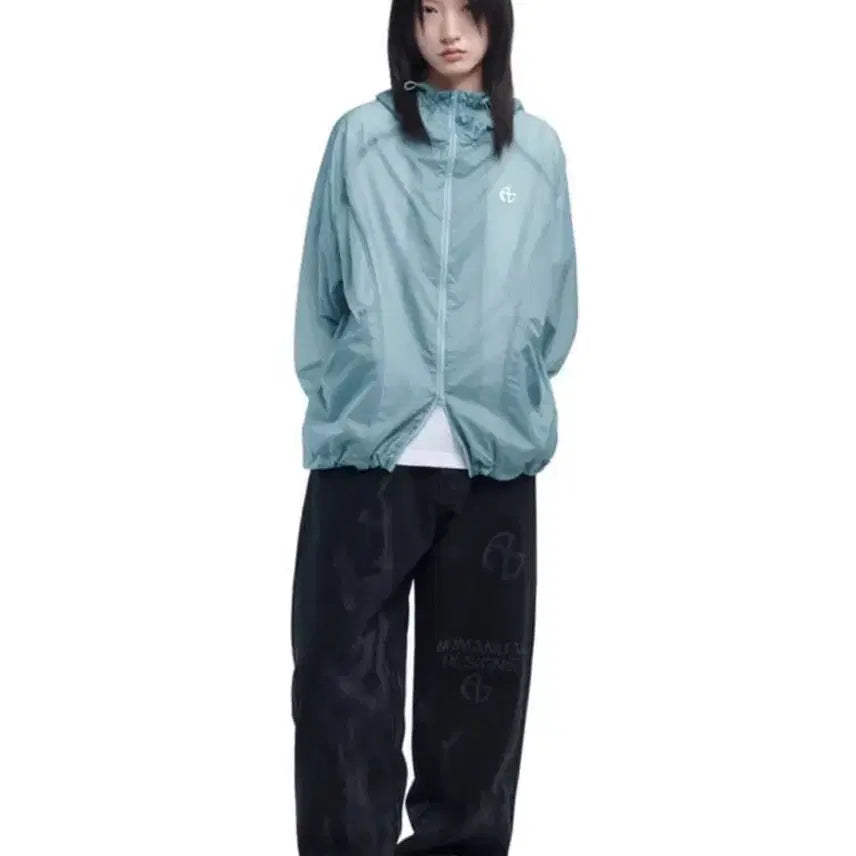 [BUNJANG] NoeManual Windbreaker Blue / 노매뉴얼 바람막이 블루